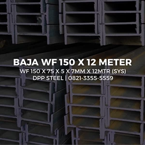 Iron WF 150 x 75 x 5 x 7mm x 12m Brand SYS