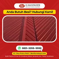 Menjual Atap Spandek Merah Maroon 0.3 MM x 0.3 MM Surabaya