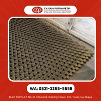 Plat Stainless 304 Expanded Mesh TYPE 30080 Ukuran 120cm x 240cm