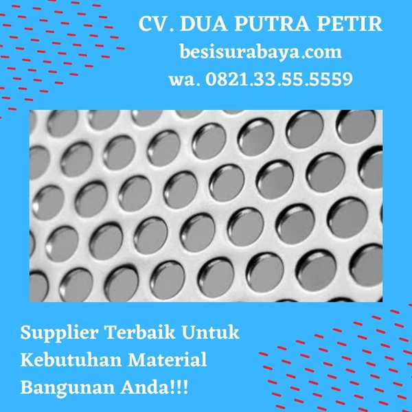 Perforated Plate 1mm Thickness Size 1.2x2.4 m